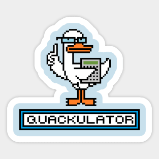 Quackulator Sticker